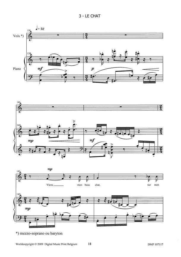 Trois Chansons De Baudelaire